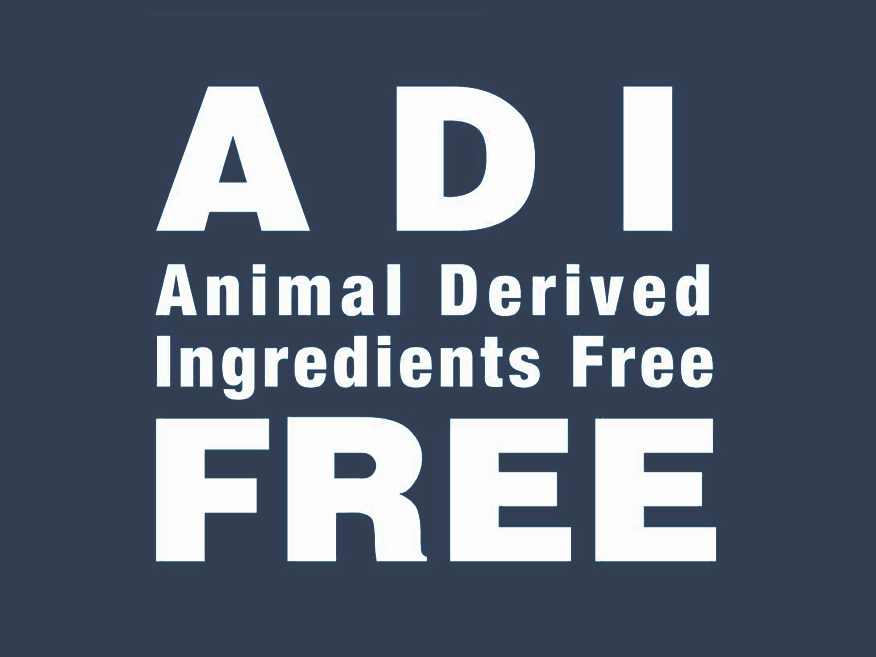 Animal Derived Ingredients Free 無動物組織成份